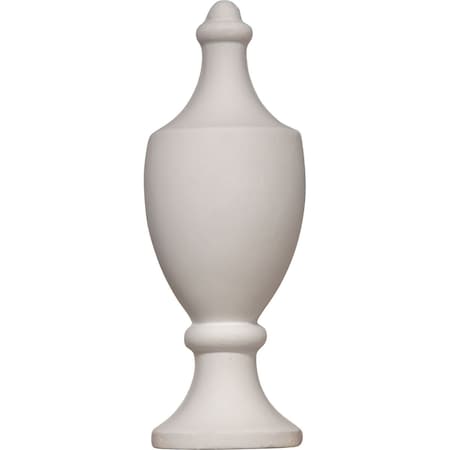 Ekena Millwork 2 5/8"W x 1 3/8"D x 8"H Half Round Urn Finial FIN02X08UH